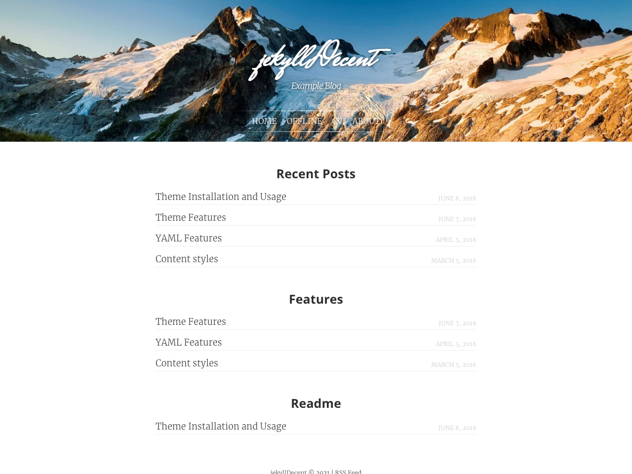 jekyllDecent screenshot