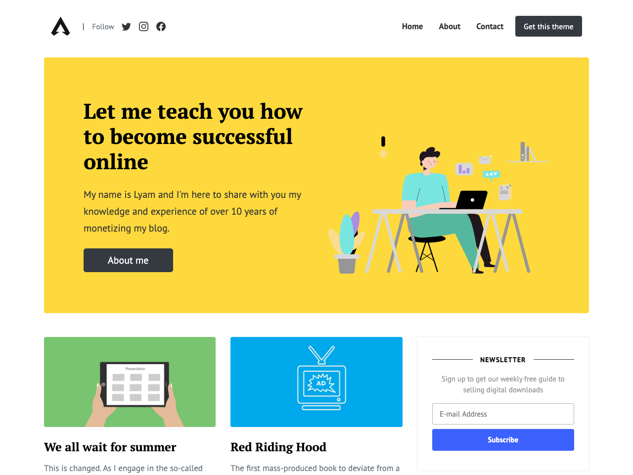 Affiliates Jekyll screenshot