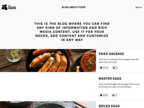 Flotiq Gatsby Recipe 1 – Black and White Classic screenshot