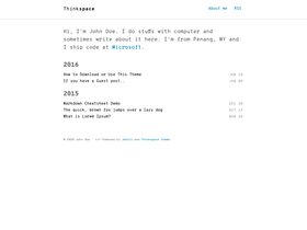 Thinkspace screenshot