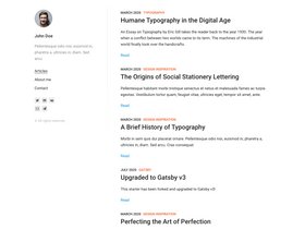 Gatsby Kontent Lumen screenshot