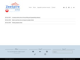 ZeeSpire One screenshot